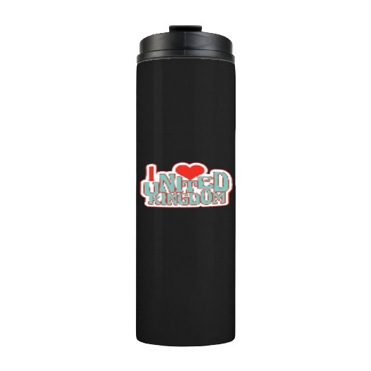 United kingdom hearts Thermal Tumblers