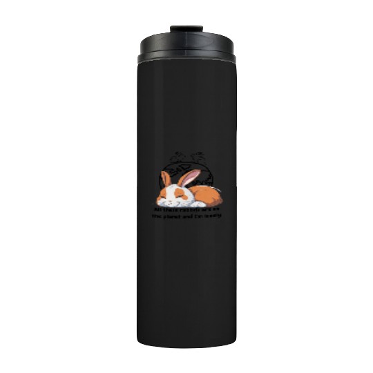 Lonely rabbit Thermal Tumblers