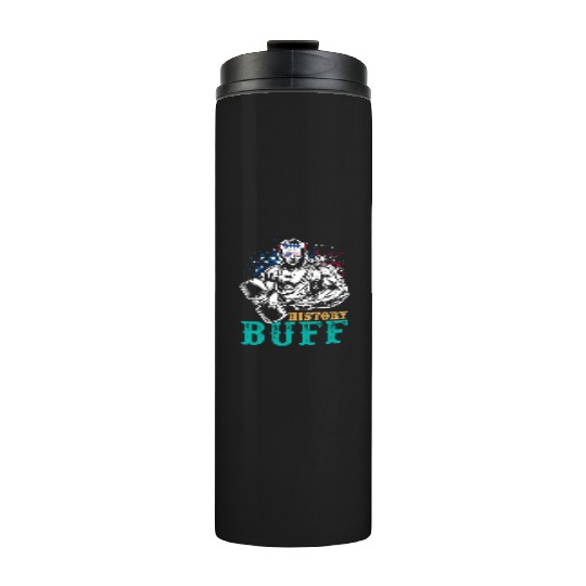 History Buff Independence Day Lincoln Patriot USA Thermal Tumblers