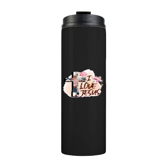 I Love Jesus Thermal Tumblers