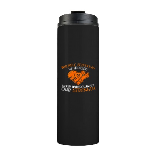 MS Warriors Never Underestimate Our Strength Thermal Tumblers