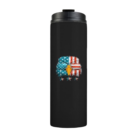 Patriots America Ealge Stars and Stripes US Pride Thermal Tumblers