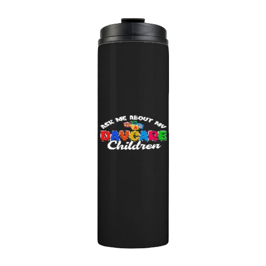 Childcare Teacher Daycare Teacher Daycare Provider Thermal Tumblers