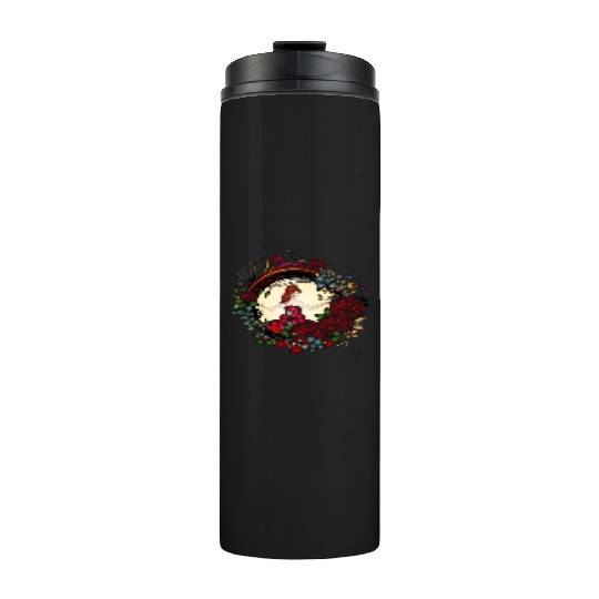 Art Nouveau princess in the rose garden Thermal Tumblers