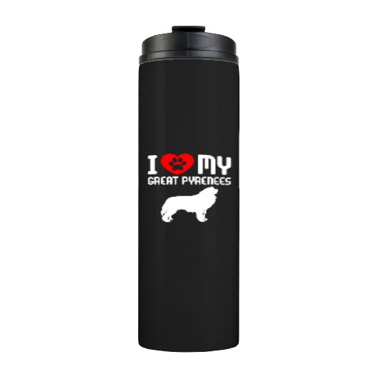 I Love My Great Pyrenees Thermal Tumblers
