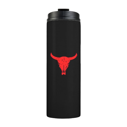 RED CUTE GOAT Thermal Tumblers