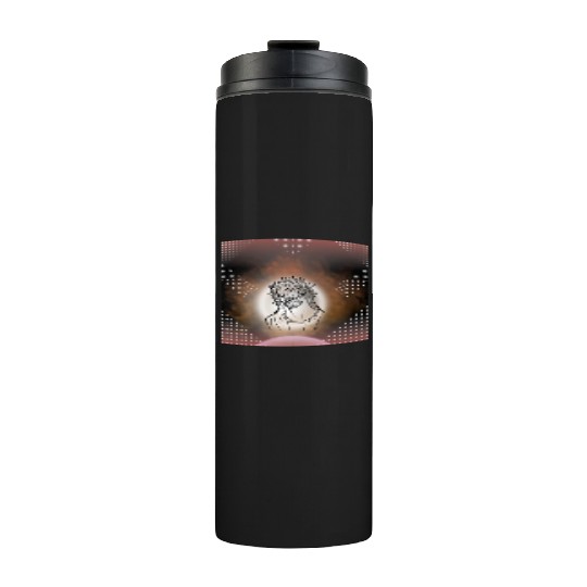 Sacred Jesus with Crown of Thorns Illustration Thermal Tumblers