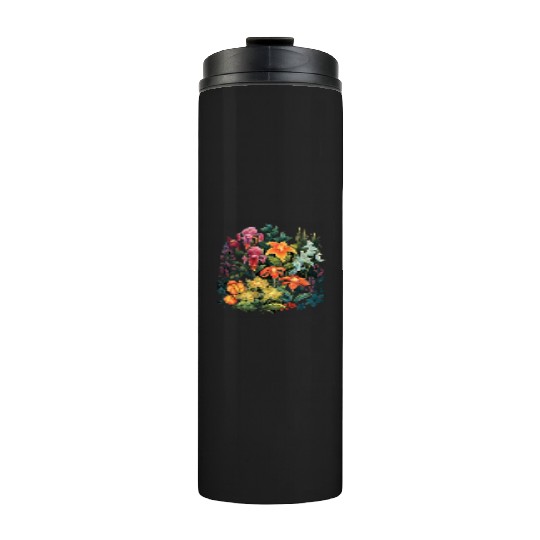 Orchids Flowers Garden Blossom Orchid Lover Thermal Tumblers