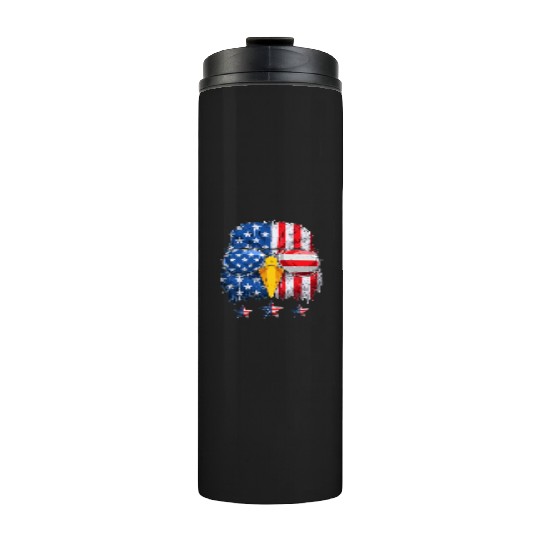 Patriots America Ealge Stars and Stripes US Pride Thermal Tumblers
