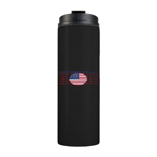 Happy independence day Thermal Tumblers