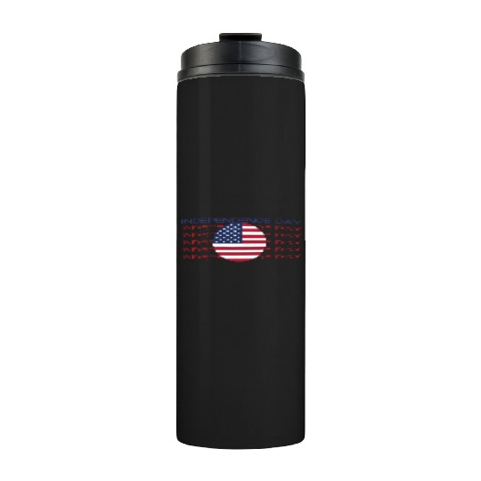Happy independence day Thermal Tumblers