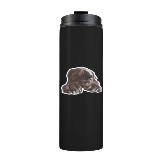 Cane corso in its natural sleeping environment Thermal Tumblers