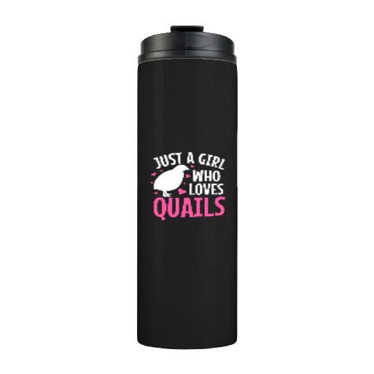 Quails Quail Lover Thermal Tumblers
