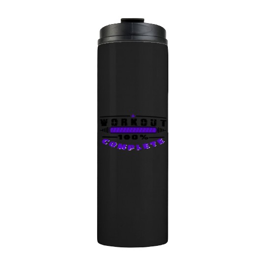 Gym Workout 100% complete Thermal Tumblers