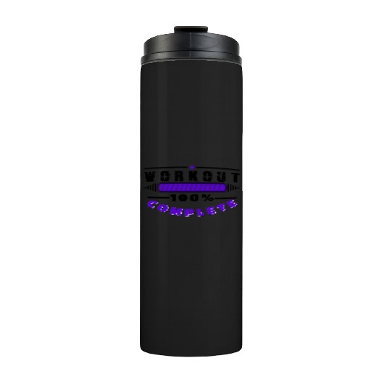 Gym Workout 100% complete Thermal Tumblers