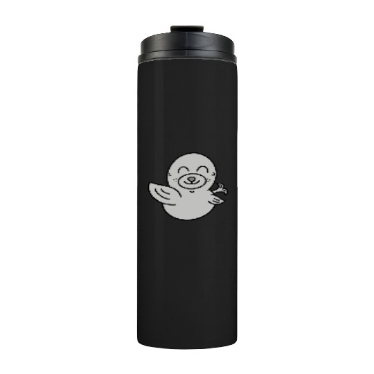 Cute Baby Sea Lion Thermal Tumblers