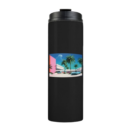 1980s Miami Beach Retro Hiroshi Nagai Thermal Tumblers