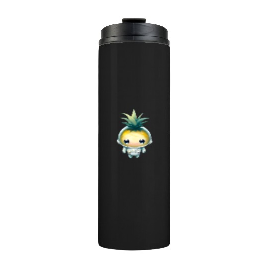 Kawaii astronauts pineapple Thermal Tumblers