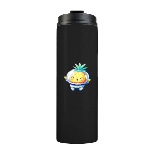 Kawaii astronauts pineapple Thermal Tumblers