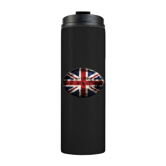 Union Jack Vintage Distressed Thermal Tumblers