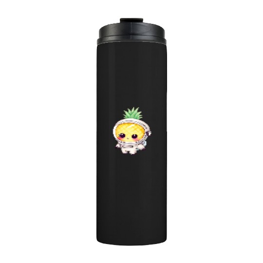 Kawaii astronauts pineapple Thermal Tumblers