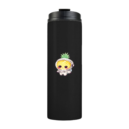 Kawaii astronauts pineapple Thermal Tumblers