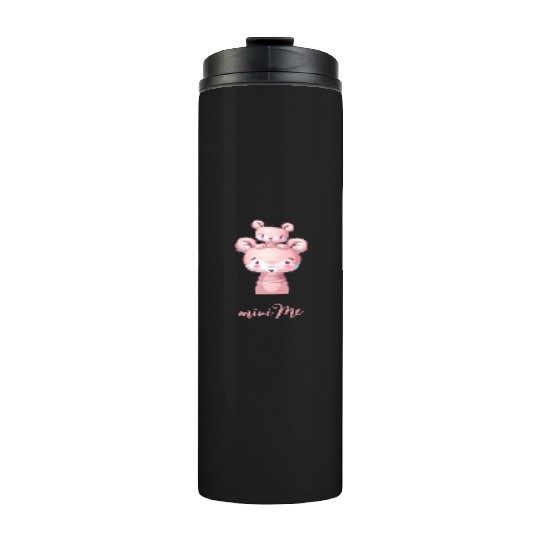 Cute Little Pink Mini-Me Thermal Tumblers