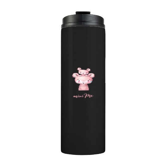 Cute Little Pink Mini-Me Thermal Tumblers