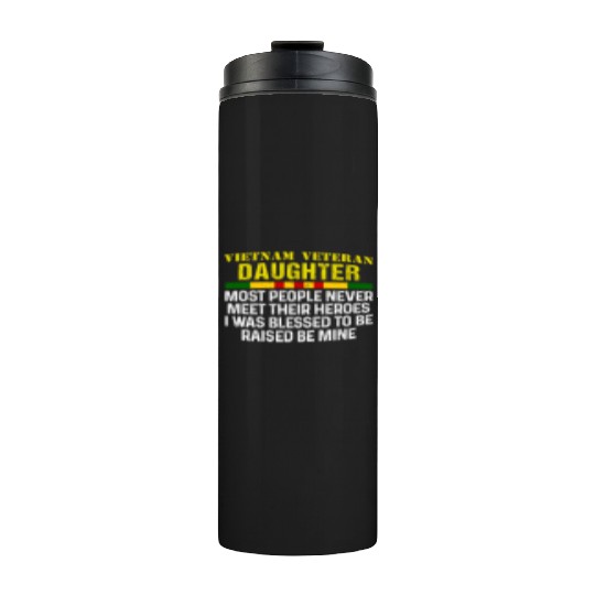 US Army Vietnam Veteran Daughter Thermal Tumblers