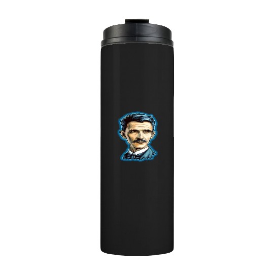 Nikola Tesla Physics Nerd Geek Thermal Tumblers
