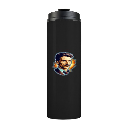 Nikola Tesla Physics Nerd Geek Natural Sciences Thermal Tumblers