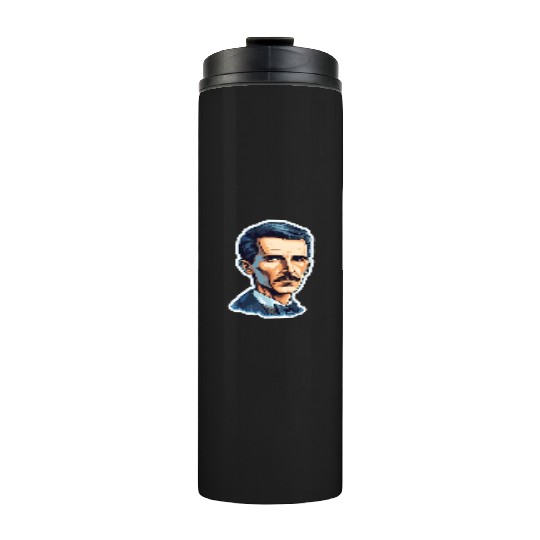 Nikola Tesla Physics Geek Nerd Thermal Tumblers