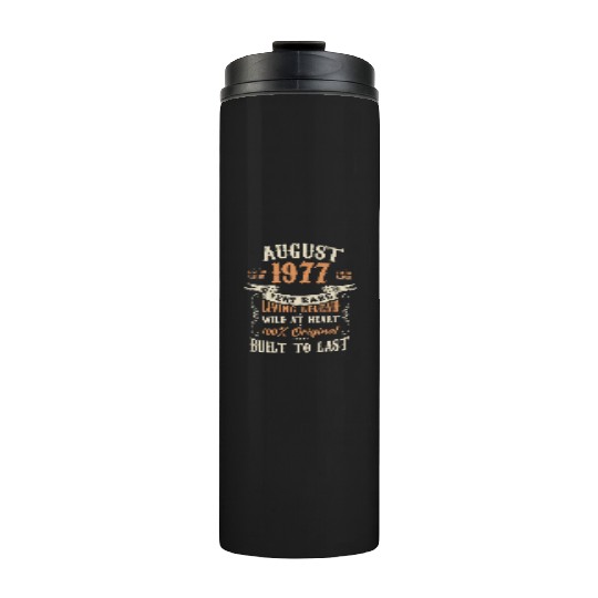 August 1977 Birthday Surprise Thermal Tumblers