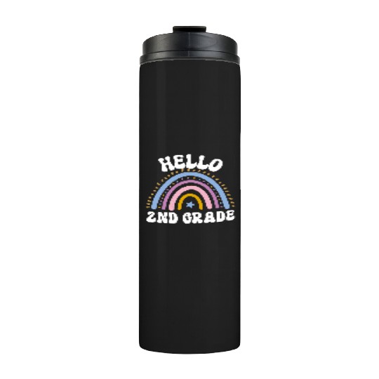 Hello 2nd grade, back to school Thermal Tumblers