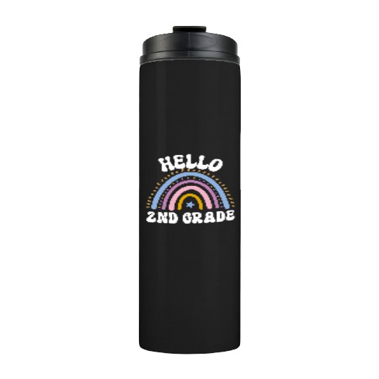Hello 2nd grade, back to school Thermal Tumblers