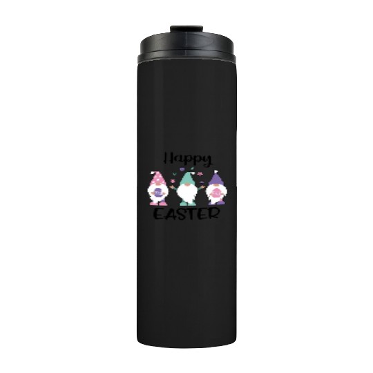 Happy Easter 2020 Gnome Egg Hunt Thermal Tumblers