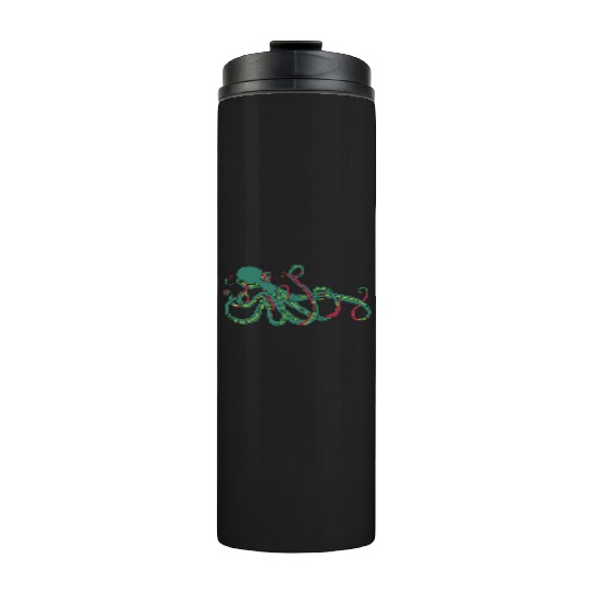 Green Octopus Thermal Tumblers