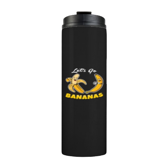 Adorable Funny Banana Meme Let Us Go Banana Thermal Tumblers