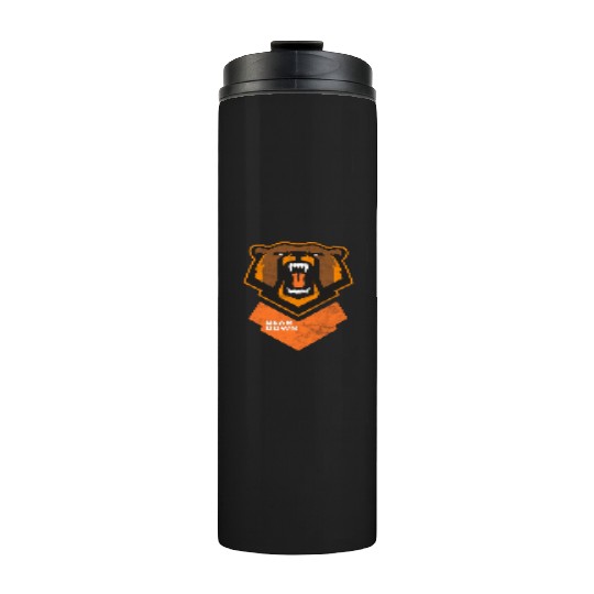 Fierce Modern Bear Down Party Tailgate Sunday Thermal Tumblers