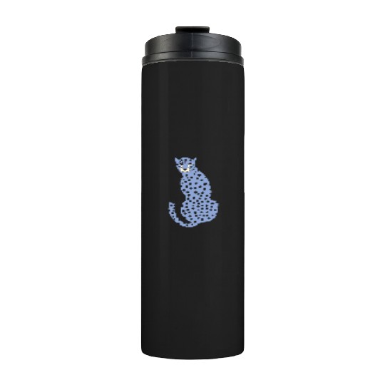 Spotted Blue Cheetah Thermal Tumblers