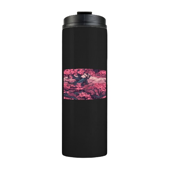 Anime Euphoria: Fantasy Cherry Blossom Dreamscape Thermal Tumblers