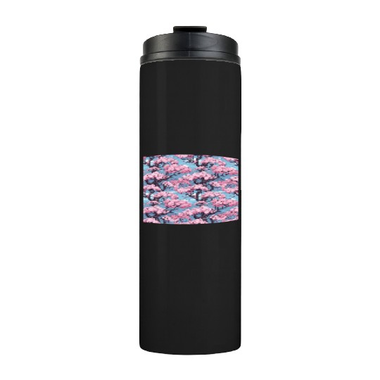 Anime Euphoria: Fantasy Cherry Blossom Dreamscape Thermal Tumblers