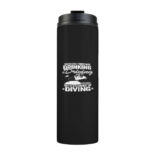 Beer Golf Cart Drinking Driving Diving Golfing Thermal Tumblers