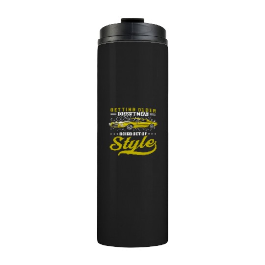 Classic Car Classic Old School Old Thermal Tumblers