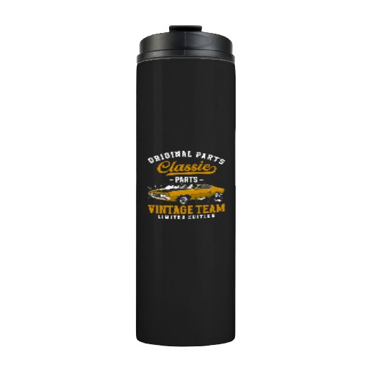 Classic Car Muscle Car Driver Thermal Tumblers
