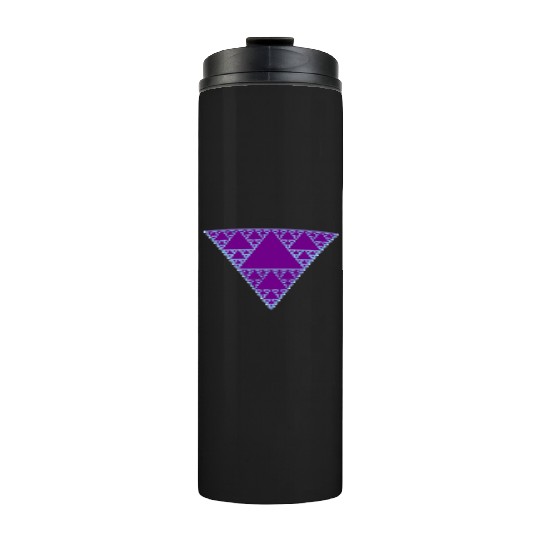 90s Triangle of Teal and Purple Thermal Tumblers