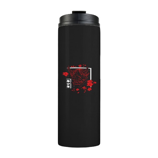 Anime Devil - Samurai Oni Mask Thermal Tumblers