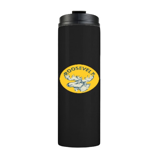 Teddy Roosevelt Bull Moose Py Thermal Tumblers
