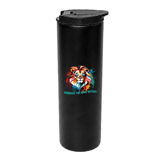 Lion Artwork Thermal Tumblers