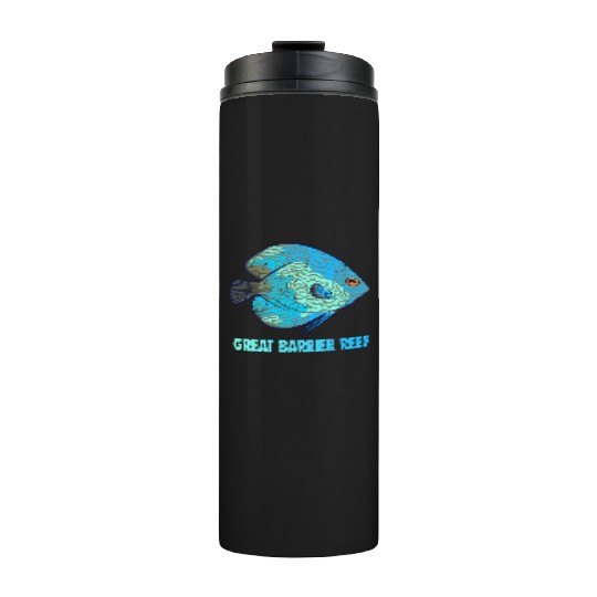 Great Barrier Reef Retro Style Thermal Tumblers
